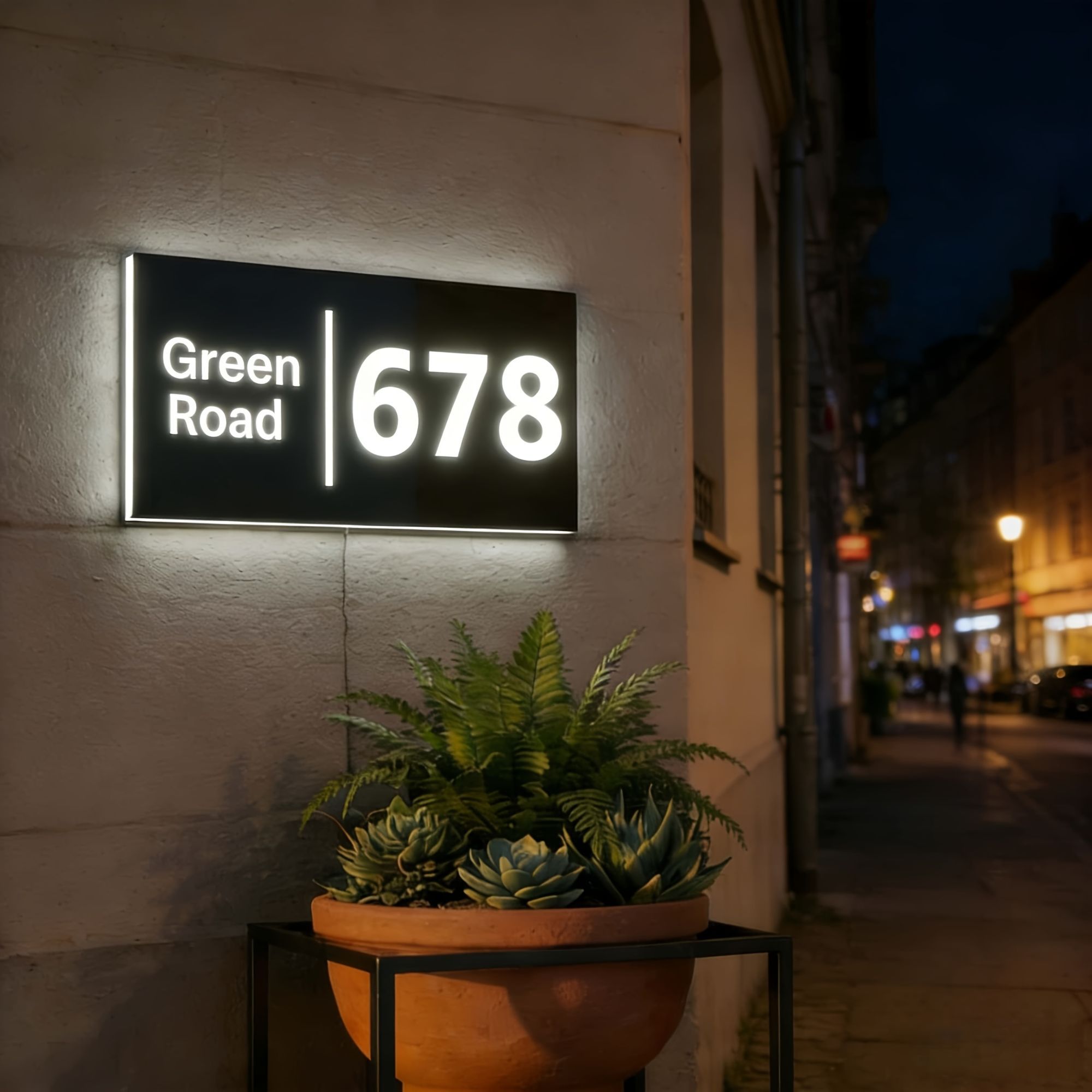 Smart Garden Restaurant - Personalizowana Nowoczesna Prosta LED Smart HD