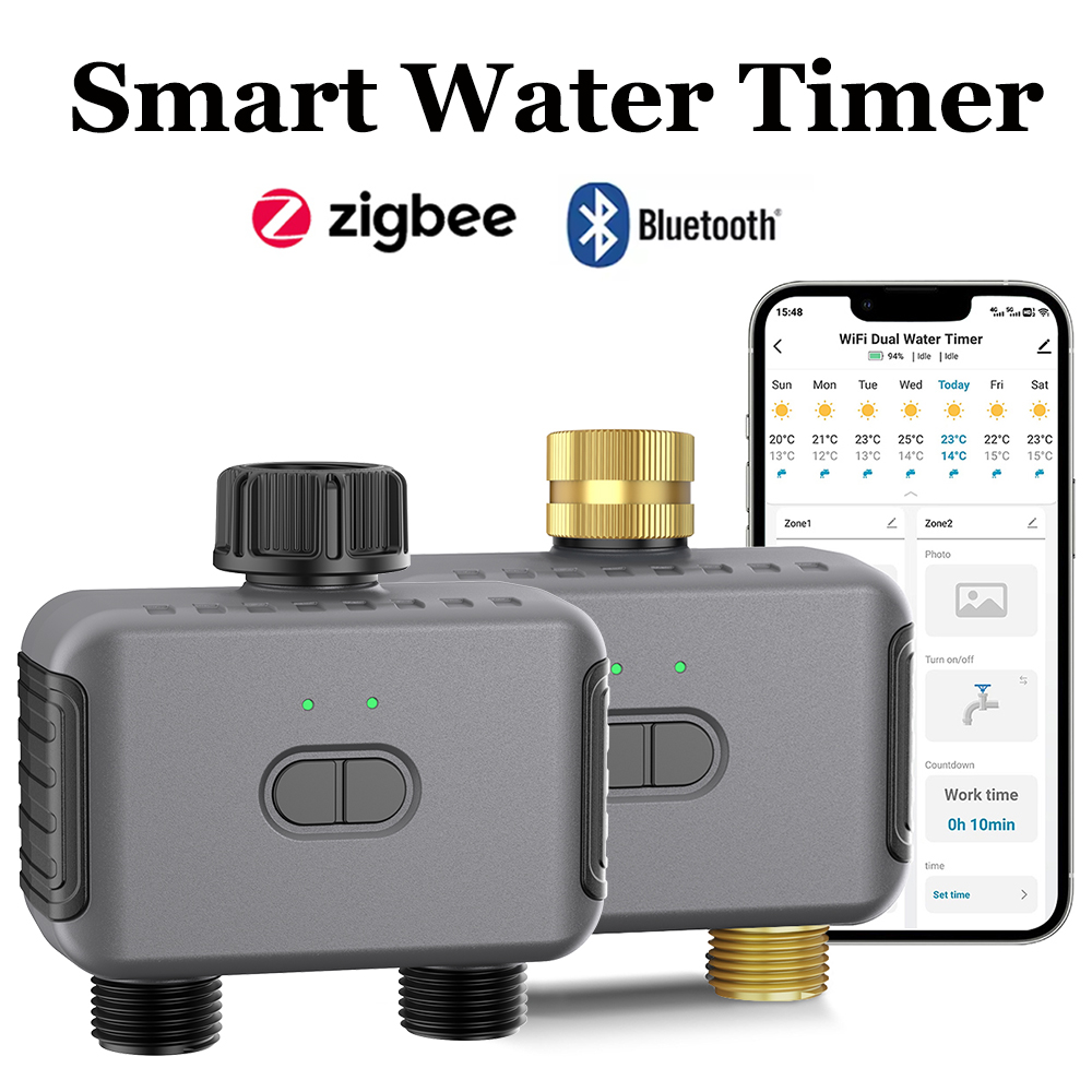 Smart Garden Watering System - Inteligentny programator nawadniania Tuya Zigbee/BT, automatyczny