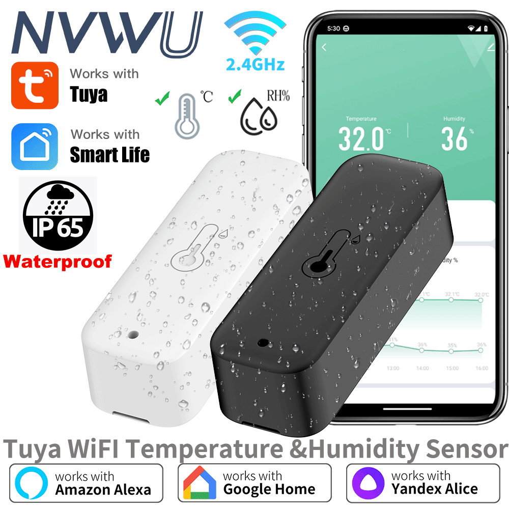 Smart Garden Arduino - Tuya WiFi czujnik temperatury i wilgotności