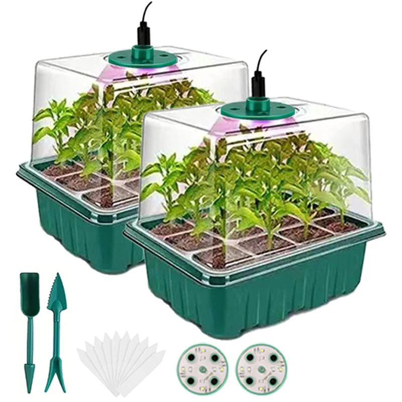 Smart Garden Domes - Taca do rozsady z lampą do