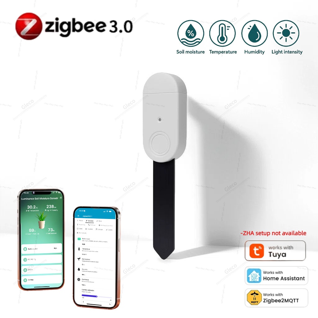 Smart Garden Moisture Sensor - Czujnik wilgotności gleby, temperatury i natężenia