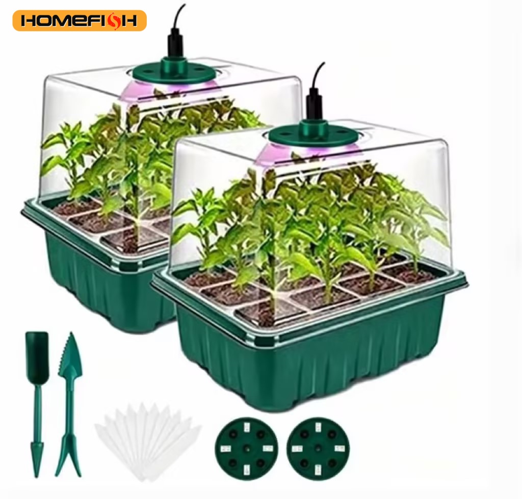 Smart Garden Domes - Taca do rozsady z lampą do