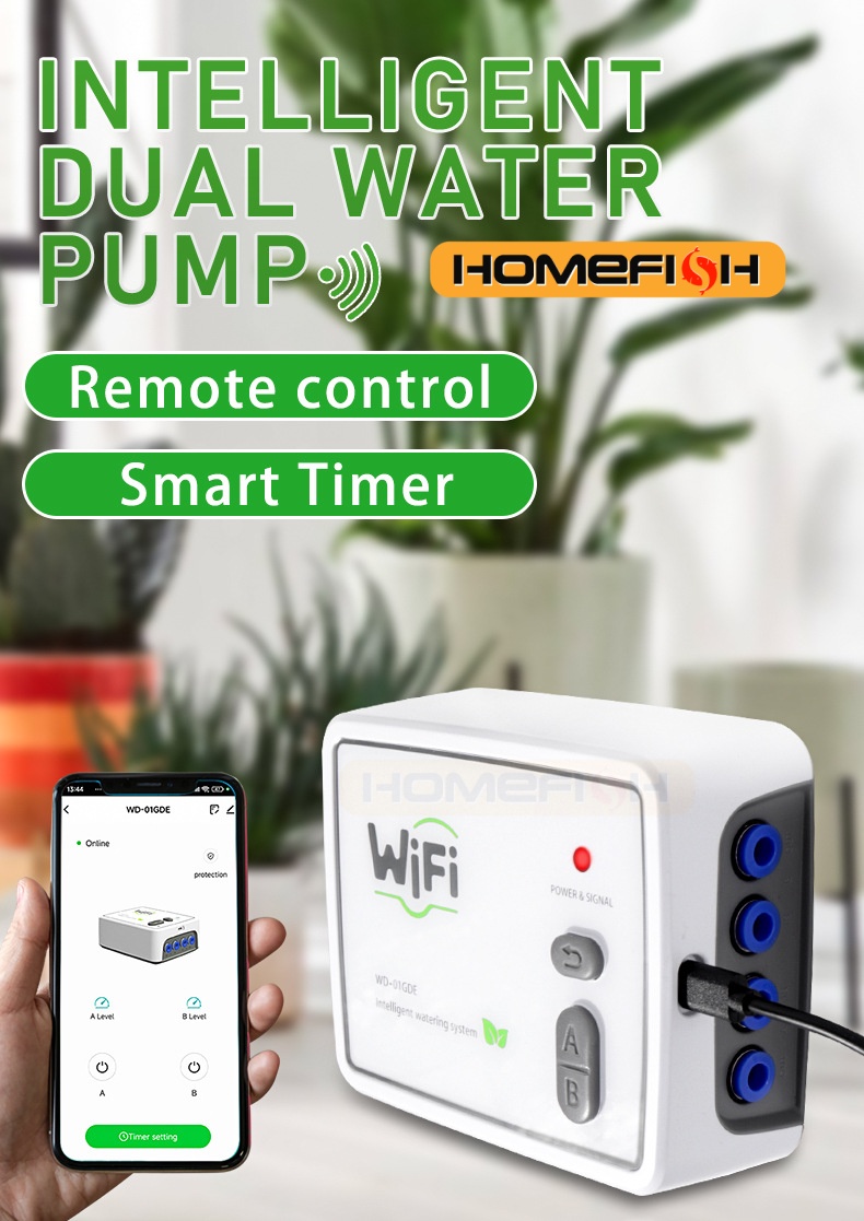 Smart Garden Domes - Automatyczny podajnik wody HOMEFISH WIFI z