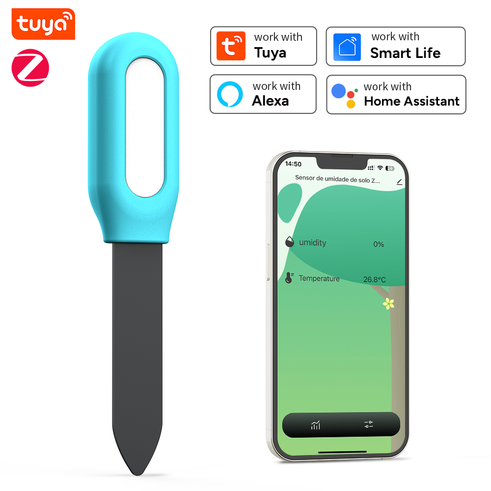 Smart Garden Moisture Sensor - Czujnik gleby Tuya Zigbee, czujnik wilgotności,