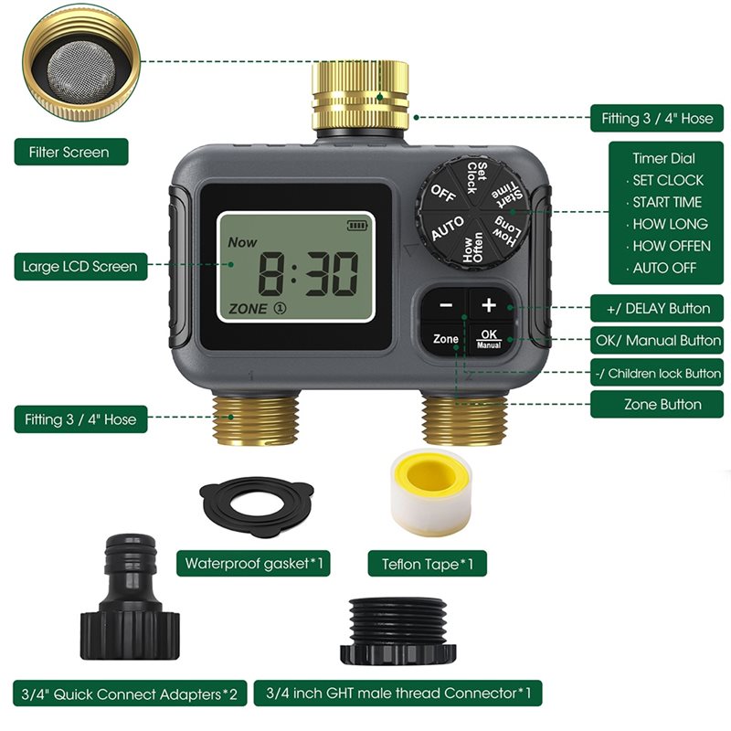 Timer do nawadniania ogrodu z  – Smart Garden Watering System recenzja i cena