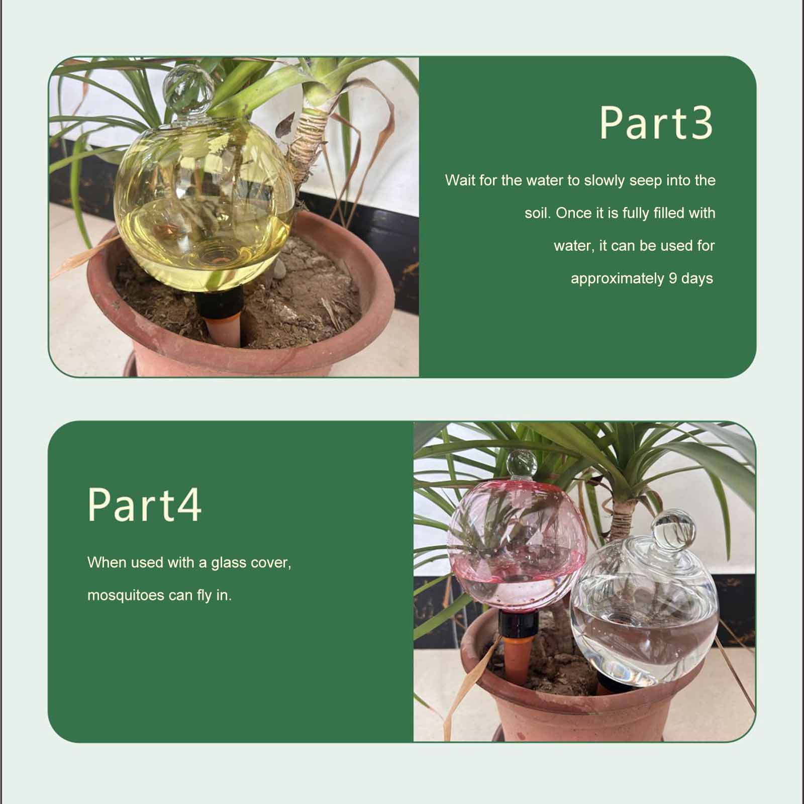 Samonawadniające się kule do r – Plant Watering Globe recenzja i cena