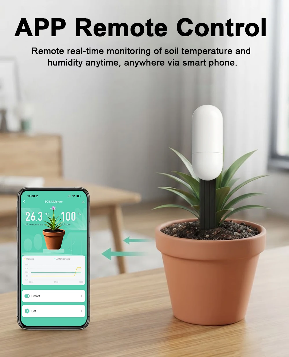 Czujnik wilgotności i temperat – Smart Garden Moisture Sensor recenzja i cena